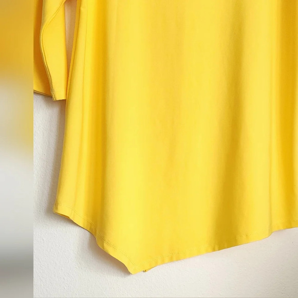 Creation Women's Tunic Top 3/4 Sleeves Pullover 95% Polyester 5% Spandex Size L - Picture 6 of 7